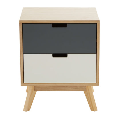 Weston 2 Drawer Bedside Table