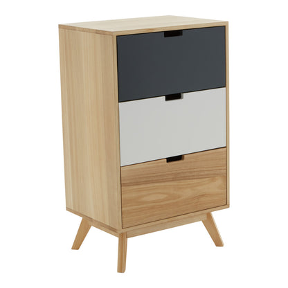 Weston Tri Colour Chest of 3 Drawers
