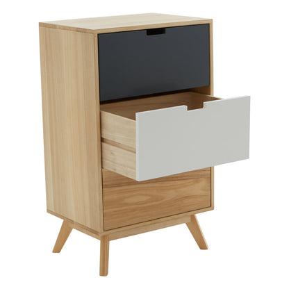 Weston Tri Colour Chest of 3 Drawers