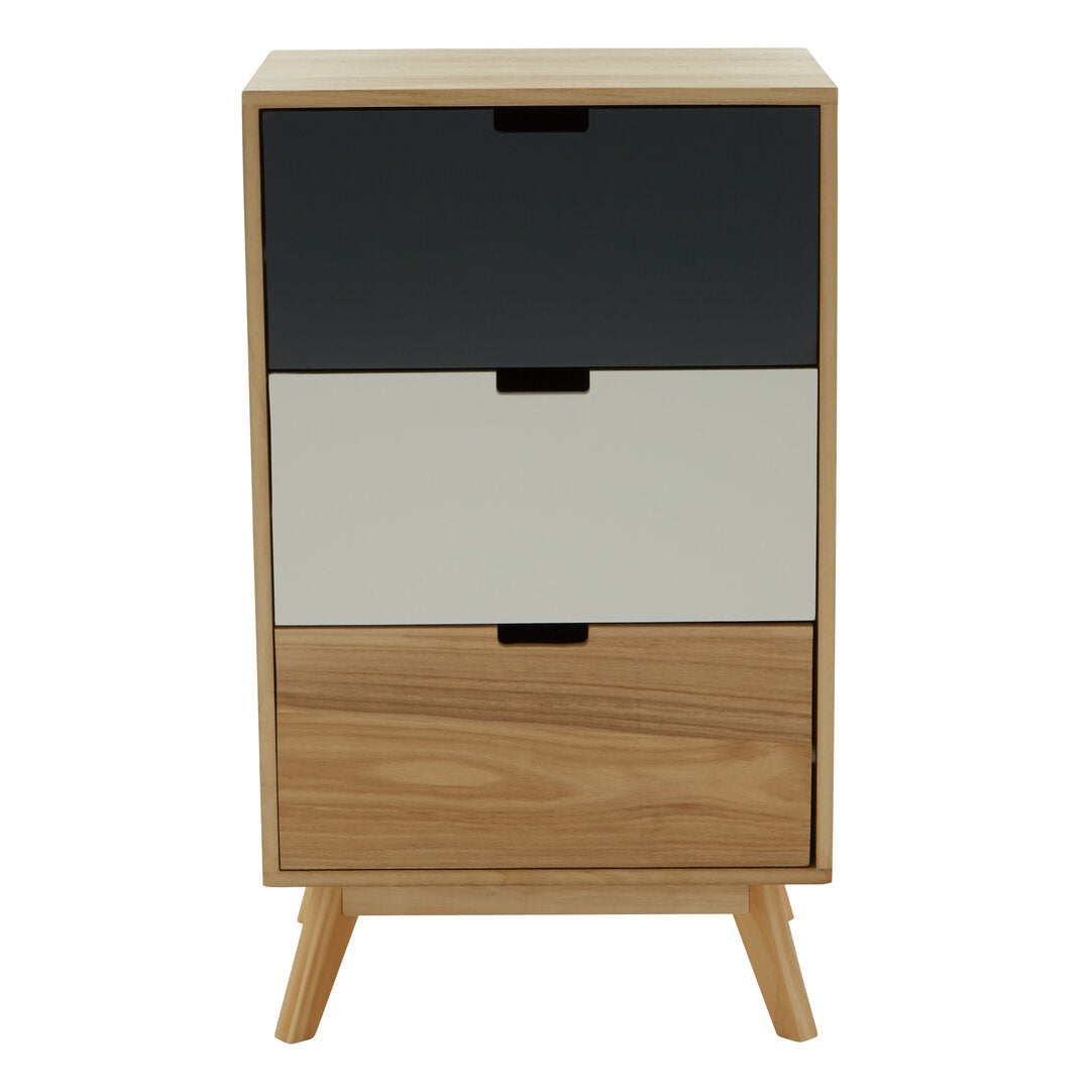 Weston Tri Colour Chest of 3 Drawers