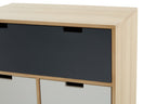 Weston Tri Colour Chest of Five Drawers