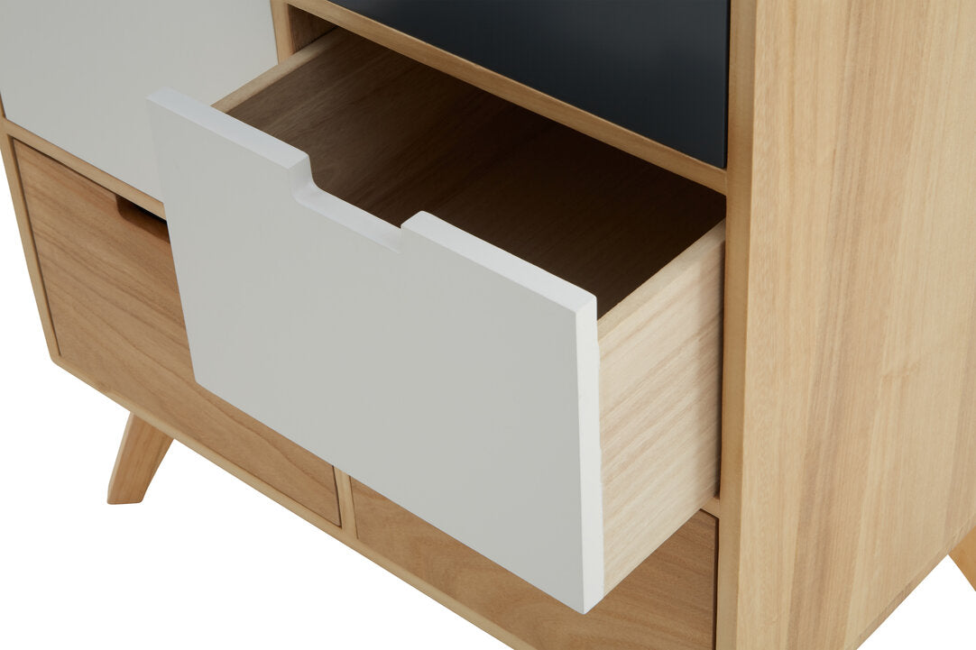 Weston Tri Colour Chest of Five Drawers