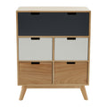 Weston Tri Colour Chest of Five Drawers