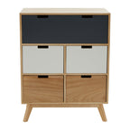 Weston Tri Colour Chest of Five Drawers