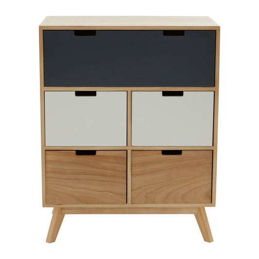 Weston Tri Colour Chest of Five Drawers
