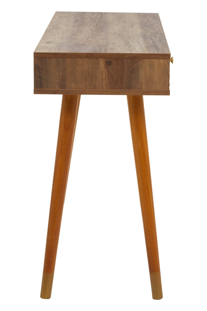 Freya Wood Veneer Console Table with 2 Drawers