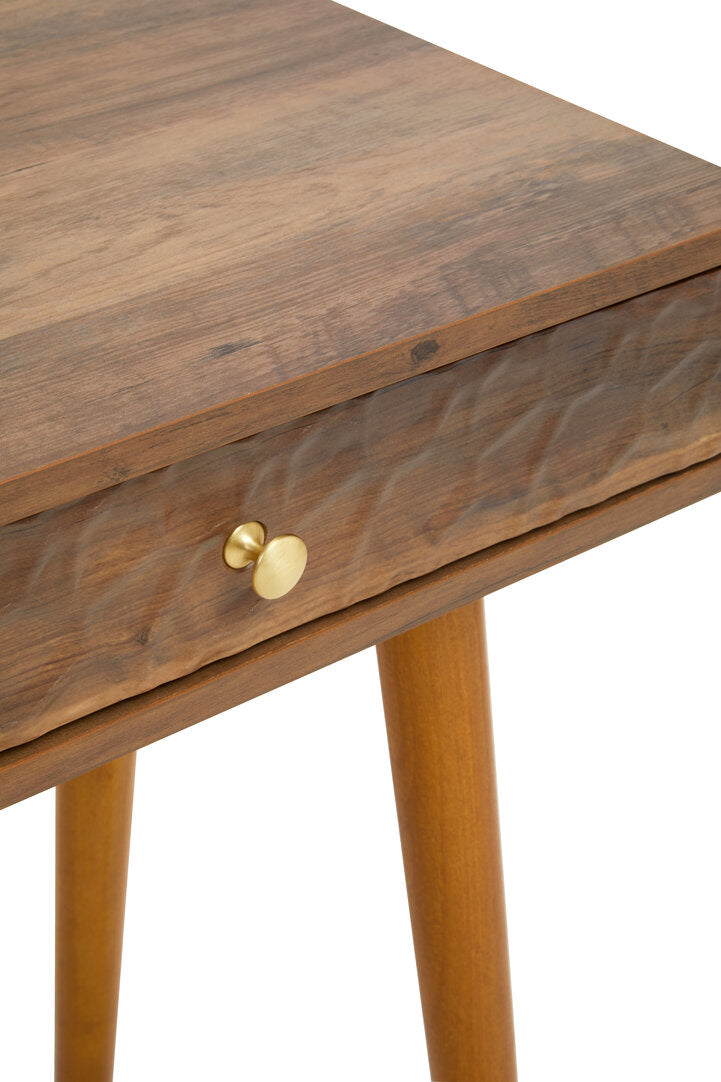 Freya Wood Veneer Console Table with 2 Drawers