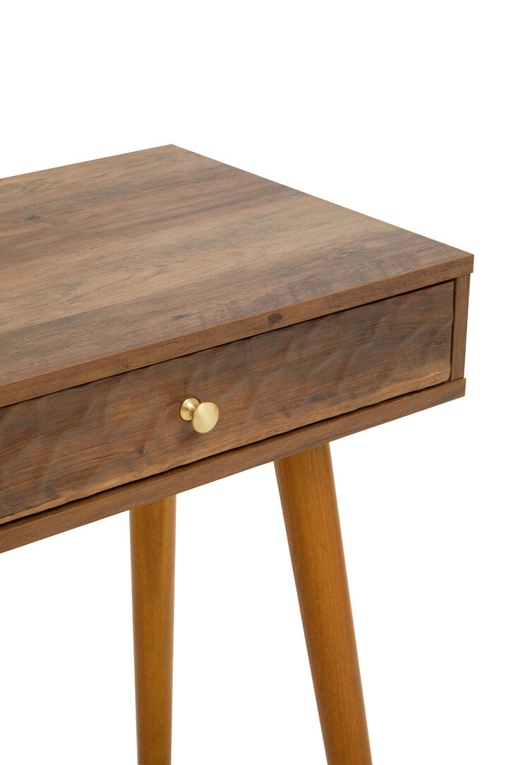 Freya Wood Veneer Console Table with 2 Drawers
