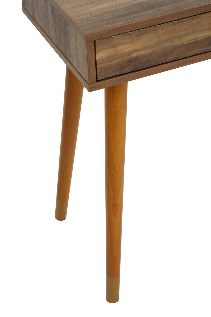 Freya Wood Veneer Console Table with 2 Drawers