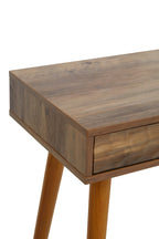 Freya Wood Veneer Console Table with 2 Drawers