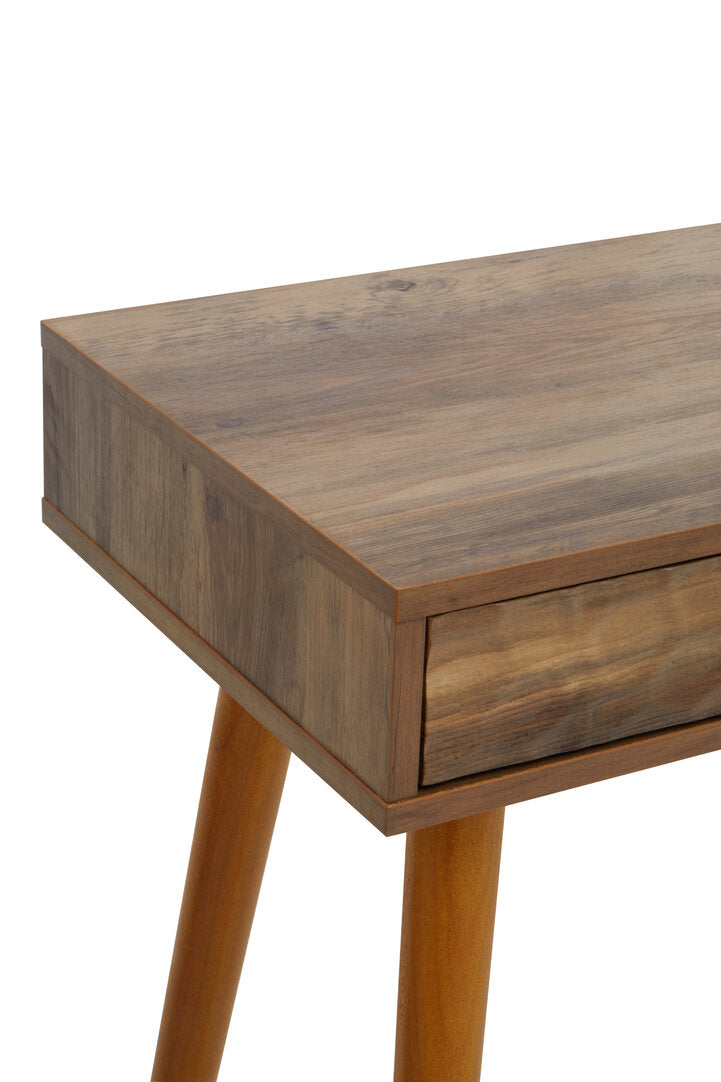Freya Wood Veneer Console Table with 2 Drawers