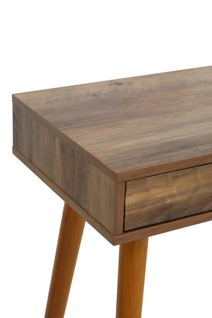 Freya Wood Veneer Console Table with 2 Drawers