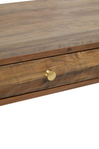 Freya Wood Veneer Console Table with 2 Drawers