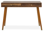 Freya Wood Veneer Console Table with 2 Drawers