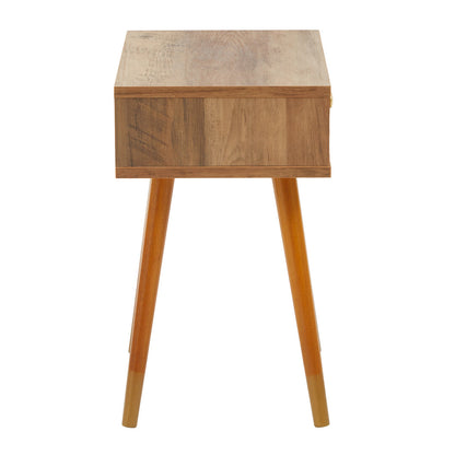 Freya Wood Veneer Bedside Table with 1 Drawer