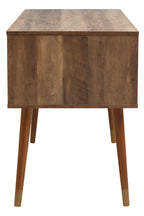 Freya Wood Veneer Desk with Storage