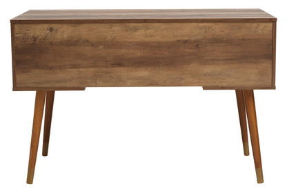 Freya Wood Veneer Desk with Storage