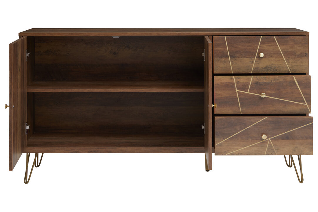 Felix Sideboard with 2 Doors and 3 Drawers