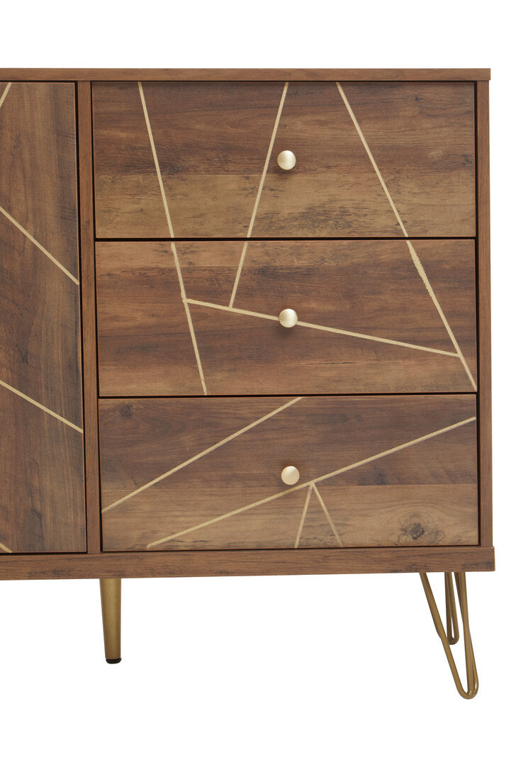 Felix Sideboard with 2 Doors and 3 Drawers