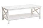 Hamilton White Rectangular Coffee Table