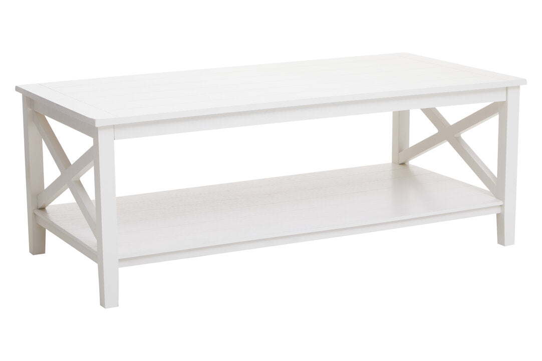 Hamilton White Rectangular Coffee Table