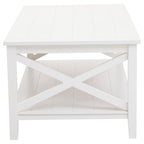 Hamilton White Rectangular Coffee Table