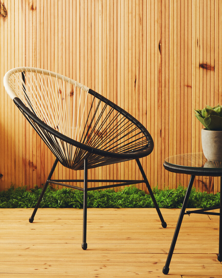 Milan Dual Tone Rattan 3 Piece Patio Set