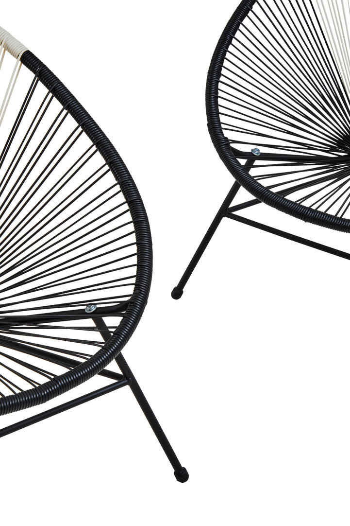 Milan Dual Tone Rattan 3 Piece Patio Set