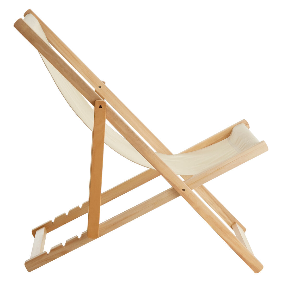 Bellamy Cream Deck Chair