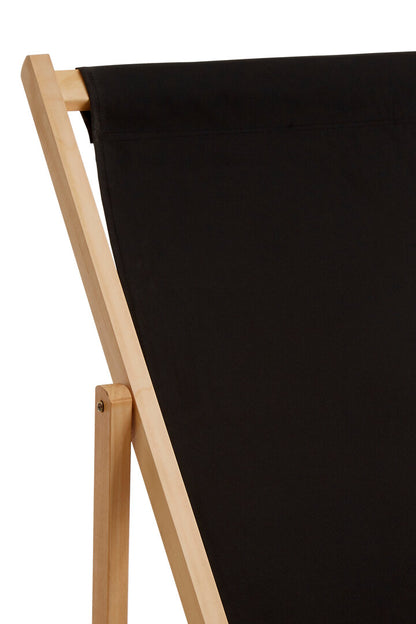 Bellamy Black Deck Chair