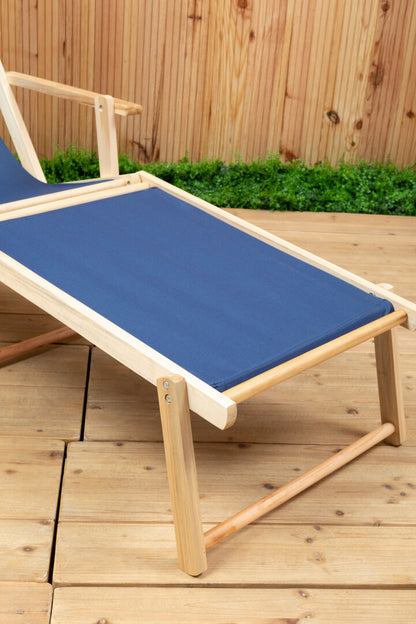 Bellamy Blue Lounger