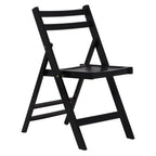 Bellamy Black Wood Folding Chair