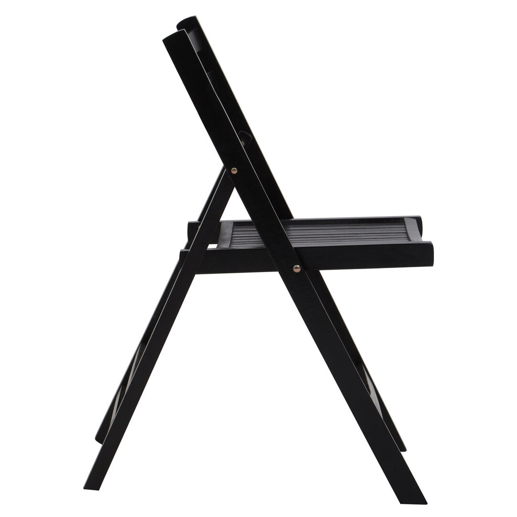 Bellamy Black Wood Folding Chair