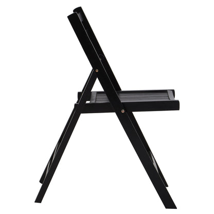 Bellamy Black Wood Folding Chair
