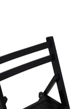 Bellamy Black Wood Folding Chair
