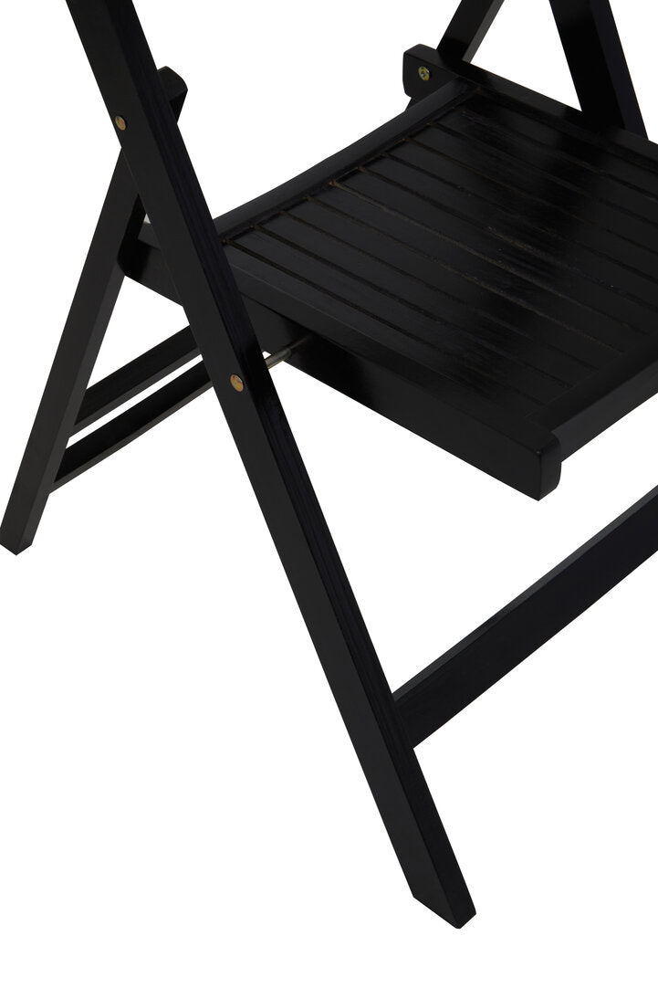Bellamy Black Wood Folding Chair