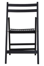Bellamy Black Wood Folding Chair
