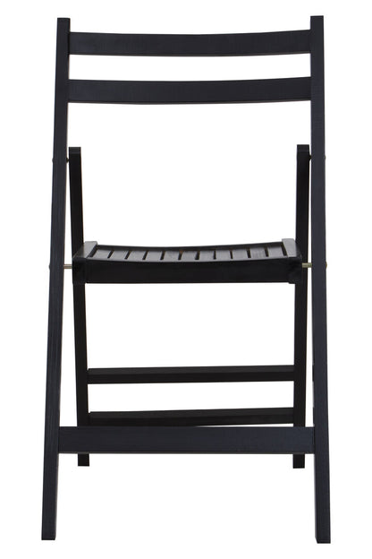 Bellamy Black Wood Folding Chair