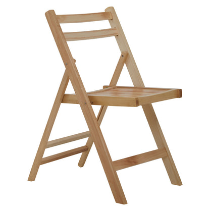 Bellamy Natural Finish Folding Chair