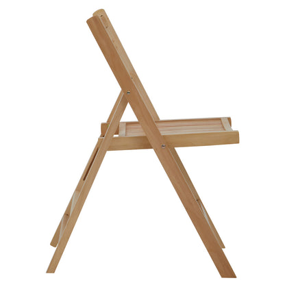 Bellamy Natural Finish Folding Chair