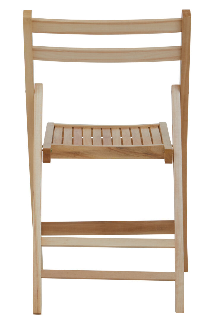 Bellamy Natural Finish Folding Chair