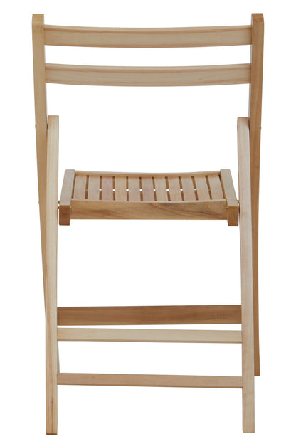 Bellamy Natural Finish Folding Chair