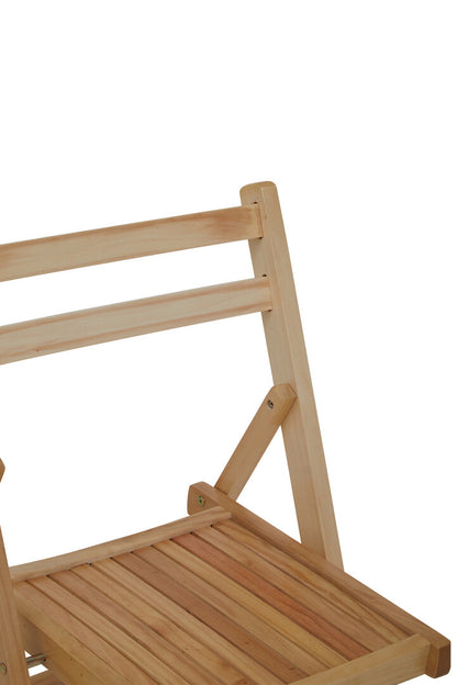 Bellamy Natural Finish Folding Chair