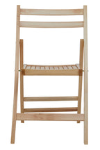 Bellamy Natural Finish Folding Chair
