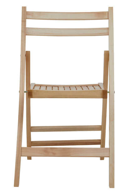 Bellamy Natural Finish Folding Chair