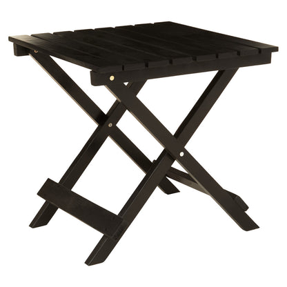 Bellamy Black Wood Folding Table