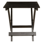 Bellamy Black Wood Folding Table