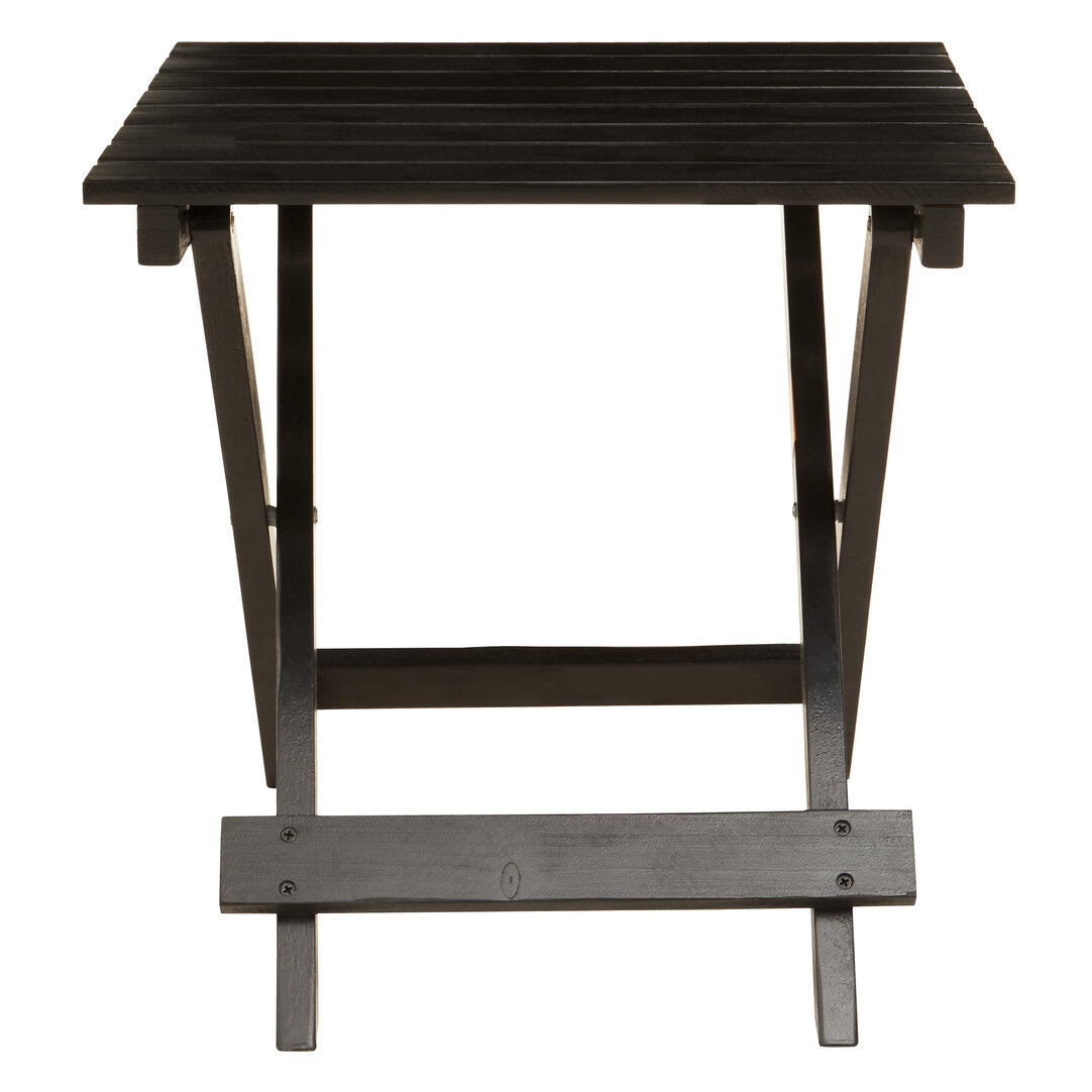 Bellamy Black Wood Folding Table
