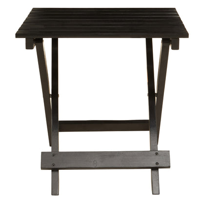 Bellamy Black Wood Folding Table