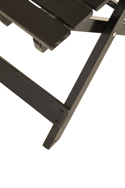 Bellamy Black Wood Folding Table